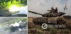 Tanks of the Ukrainian armed forces blew up the landing with the occupants in Bakhmut direction: Syrsky showed the video