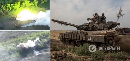 Tanks of the Ukrainian armed forces blew up the landing with the occupants in Bakhmut direction: Syrsky showed the video