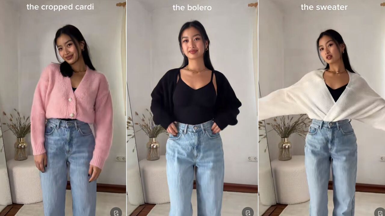 How to turn a cardigan into a sweater in a minute: a fashion smarthack conquered the network. Video
