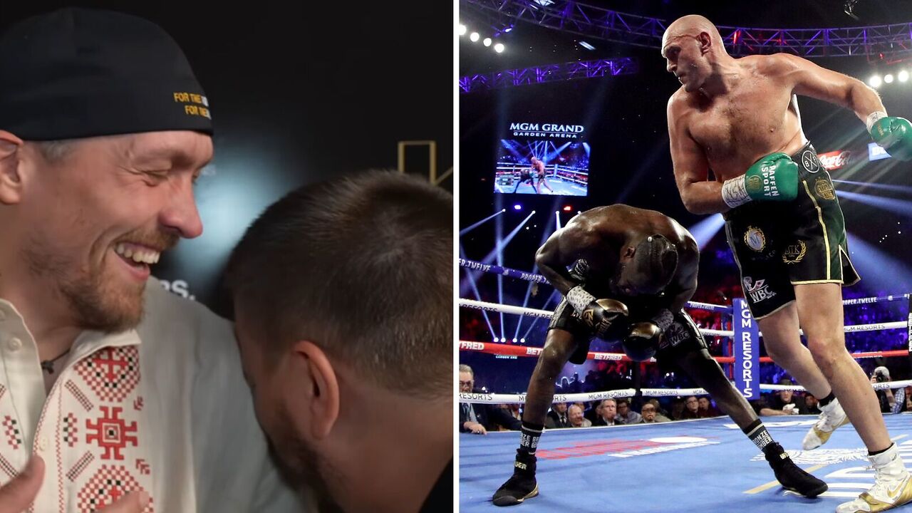 "Greedy Belly, I love you." Usyk mockingly addressed Fury