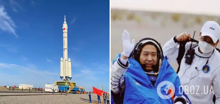 Spędzili 6 miesięcy na stacji kosmicznej: załoga Shenzhou-15 wróciła na Ziemię. Zdjęcie