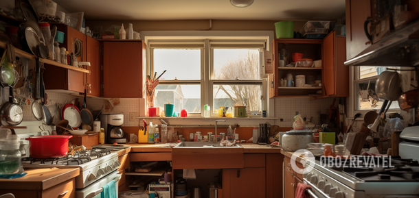 What things clutter up the kitchen: they should be removed immediately