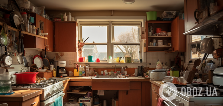 What things clutter up the kitchen: they should be removed immediately