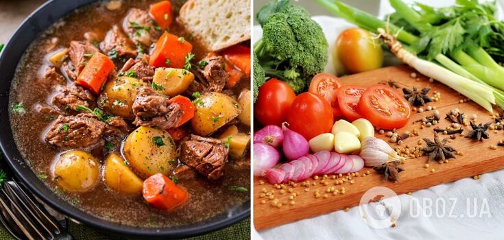 Pork with vegetables