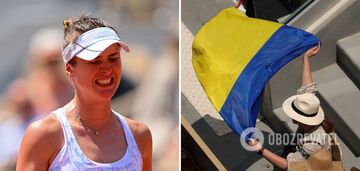 Ukrainian flag mocked at Roland Garros before Svitolina's match with No.1 racket of Belarus
