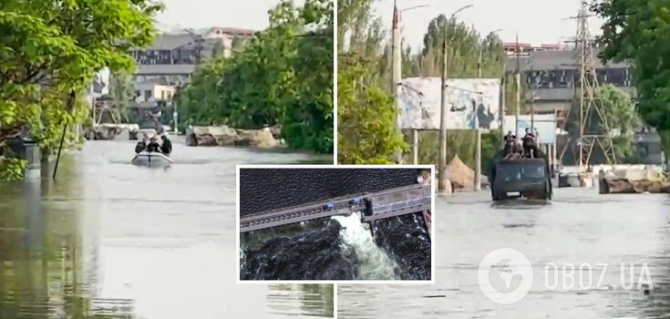 Russians shelled Kherson during evacuation of people from Ostriv neighbourhood: law enforcement officers wounded. Video.