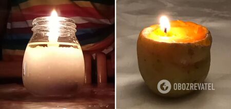 How to make your own candles without wax: еhe ingredients are in every kitchen
