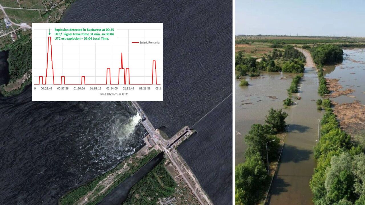 It was an explosion, not a hit: the explosion at Kakhovka HPP was recorded on a magnetometer in Romania