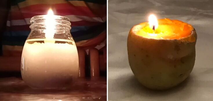 How to make your own candles without wax: еhe ingredients are in every kitchen