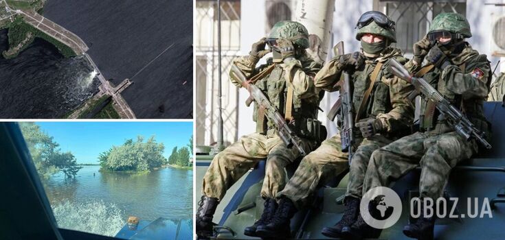 "A concrete catastrophe": volunteers rescue people in flooded Kherson under Russian fire. Video.