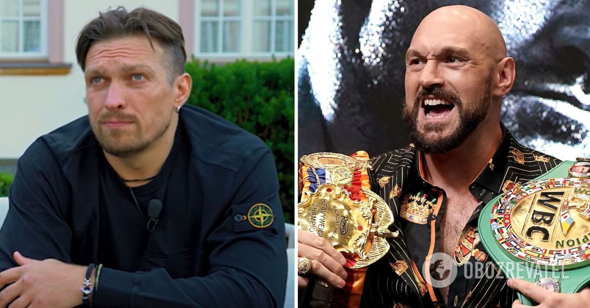 Tyson Fury and Alexander Usik