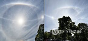 An 'eye of God' appeared in the sky in Britain: photo of a unique phenomenon