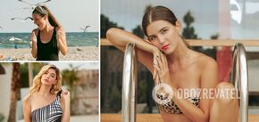 Beachy Charm: 5 best swimsuit models for women 40+. Corrects figure and emphasizes the waist