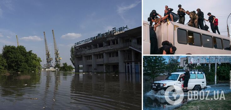 In Oleshki, water reaches the roofs of houses, people beg for help: what happens after the occupants blow up the Kakhovka hydroelectric power plant (updated)
