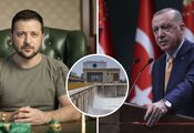 Zeleński i Erdogan rozmawiali o zbombardowaniu elektrowni wodnej w Kachowce