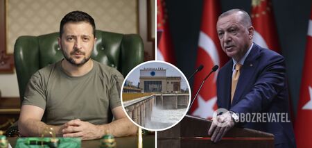 Zelensky and Erdogan discussed the bombing of the Kakhovka hydroelectric power plant
