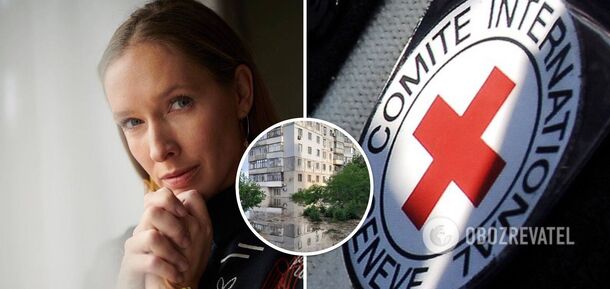 'People are drowning alive': Osadcha accuses Red Cross of inaction and calls for help for Ukraine. Video.