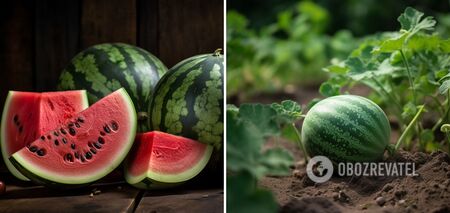 How to grow sweet large watermelons: the main rule