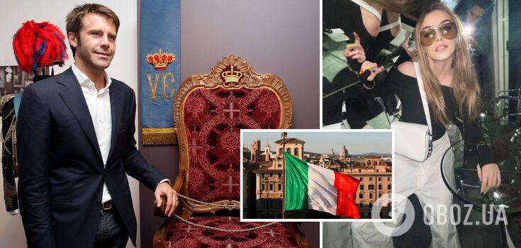Italy's unruly royal dynasty seeks to make a 19-year-old blogger queen: who she is and what she looks like