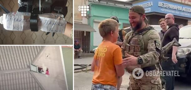 'Evacuation will happen. Santa': an aerial reconnaissance man meets the family from Oleshky he helped to save. A touching video