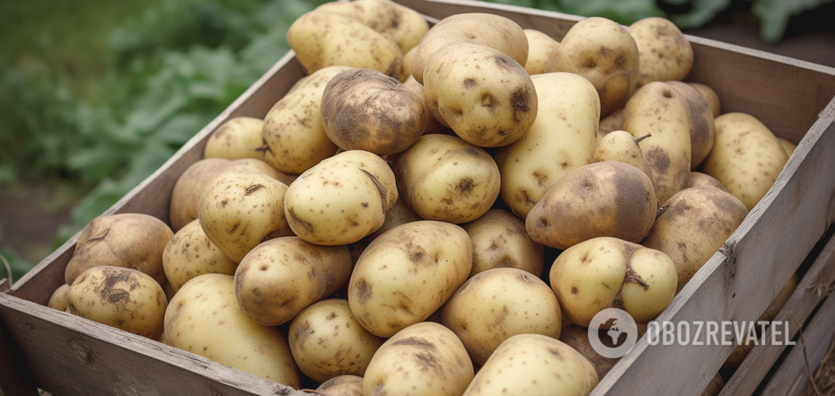 Where to store potatoes better: they don't spoil for three times as long