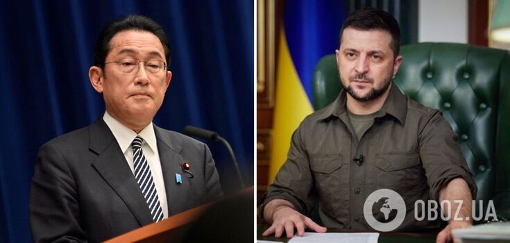 Zelenskyy discusses with Japanese Prime Minister the occupiers' undermining of Kakhovka HPP and implementation of the Ukrainian peace formula