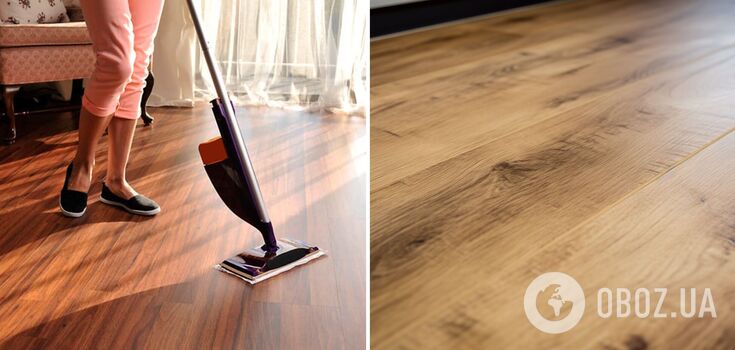 What not to wash laminate flooring with: the floor can be completely ruined