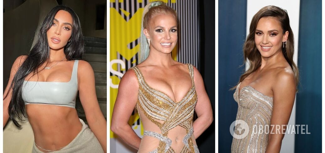 Kim Kardashian, Jessica Alba and other celebrity beauties who have had liposuction. Photos before and after
