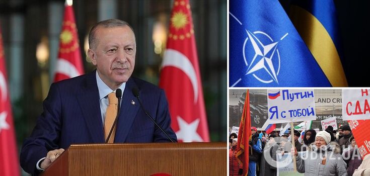 "Is this already a knife in the back?" The Russians threw a tantrum after Erdogan's new statement about Ukraine's accession to NATO