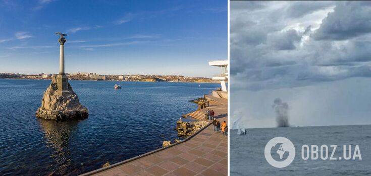Complains about the sounds of explosions and shooting in occupied Sevastopol