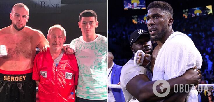 Russian coach puts a cross on Joshua after he refused to train in Russian Federation