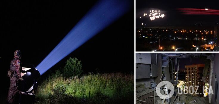 Rosja zaatakowała Ukrainę w nocy: siły obrony powietrznej zestrzeliły 20 irańskich dronów kamikadze i dwie rakiety "Kalibr"