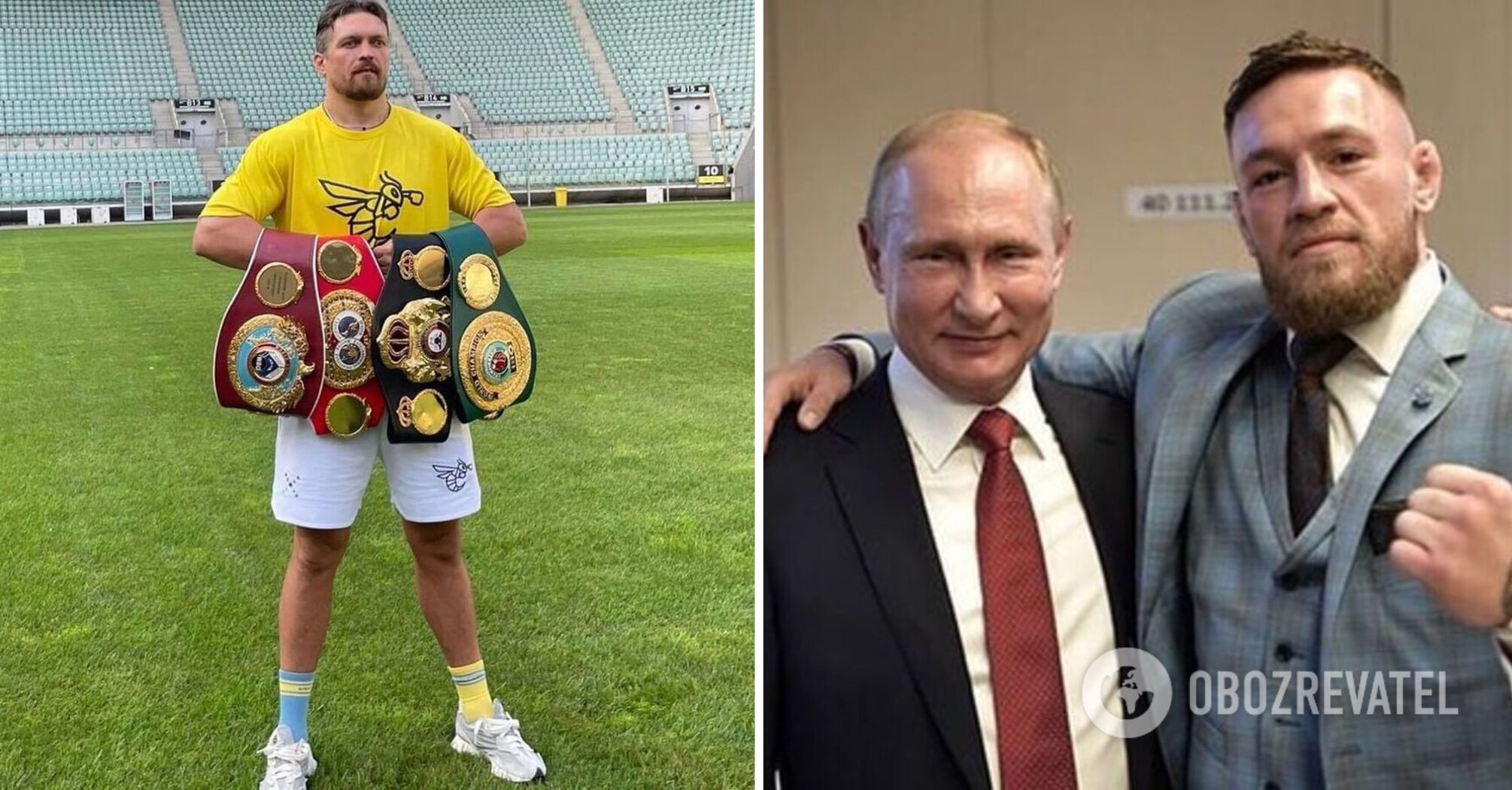 Usyk wyzwał do walki Conora McGregora, który podziwiał Putina