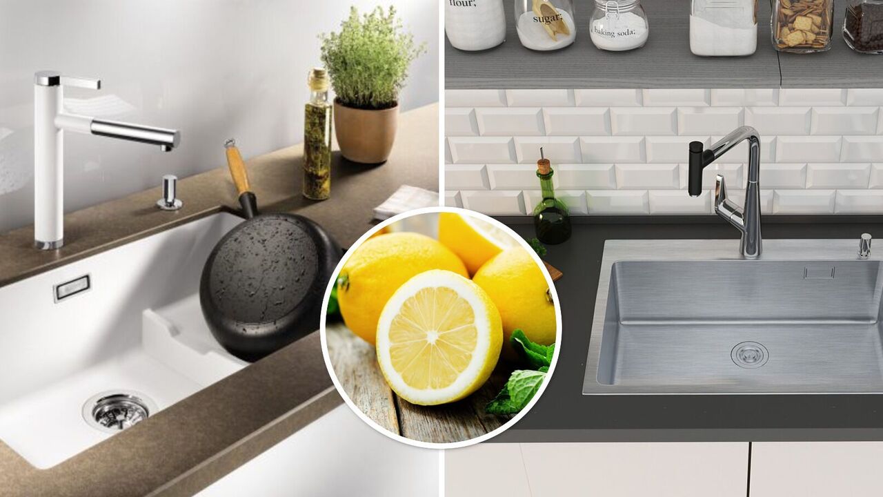 How to clean the sink with two simple ingredients: shine like new