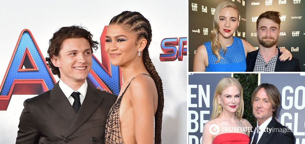 Contrary to stereotypes: 5 star couples where the man is shorter than the chosen one. Photo