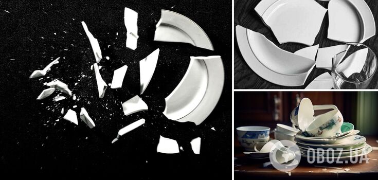 Do broken dishes portend happiness: people's supertitions