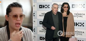 Robert De Niro's 45-year-old girlfriend had her face paralyzed after giving birth: she couldn't eat and started stuttering