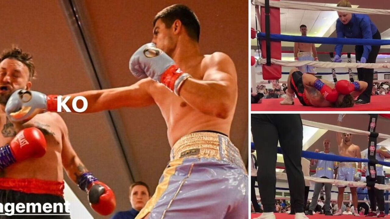 Undefeated Ukrainian heavyweight wins a fight in the US by knockout in one minute. Video