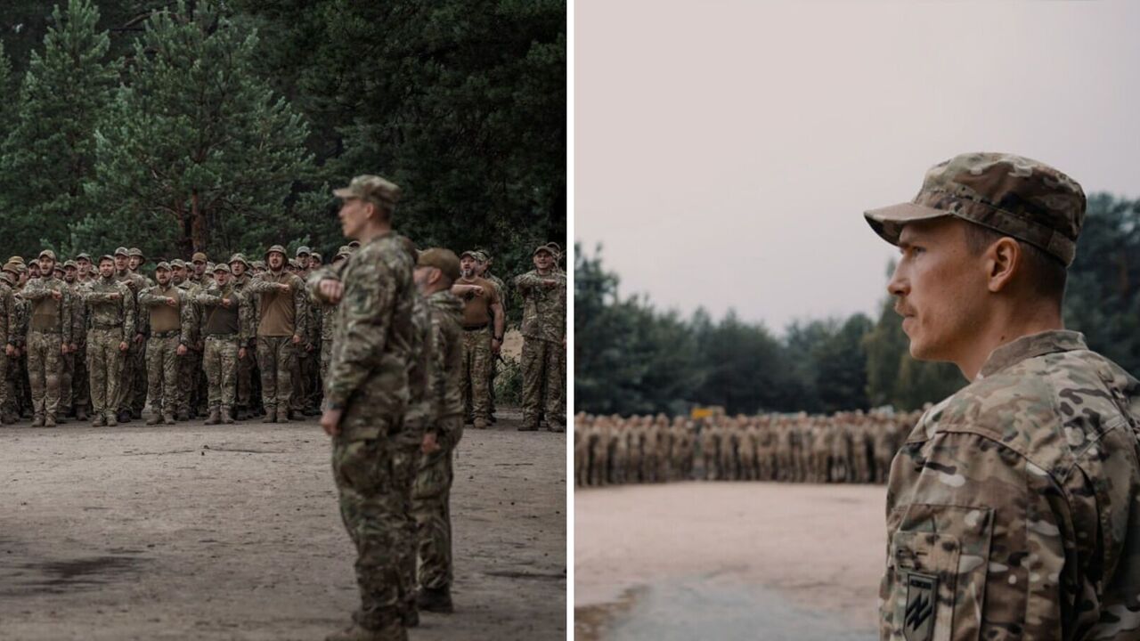Azovstal defender meeting with soldiers after captivity