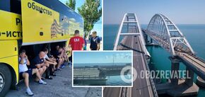 Autobus prawie się zawalił: Rosyjscy piłkarze zaatakowani na krymskim moście po meczu w Sewastopolu