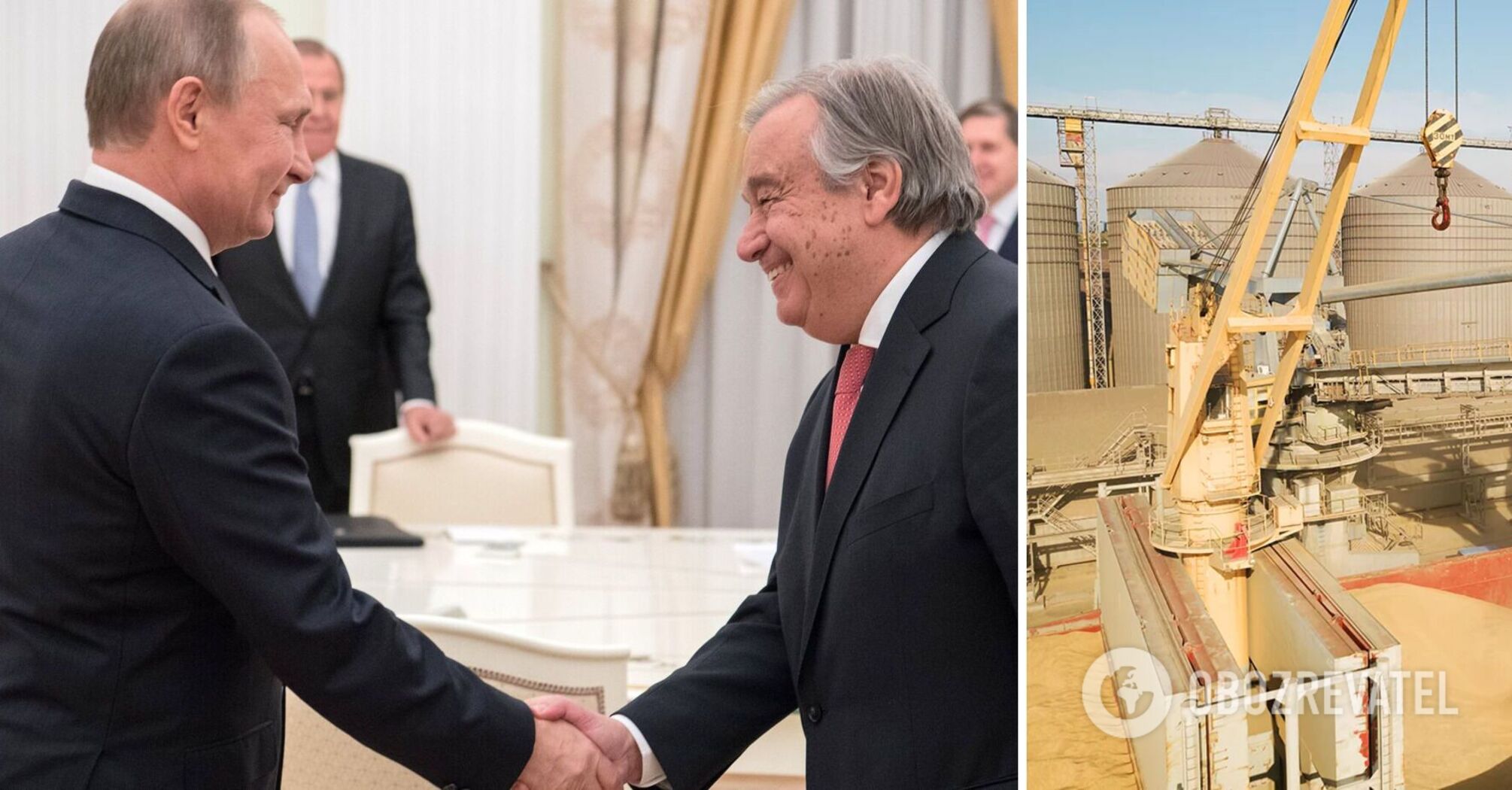 Guterres said he had promised Putin
