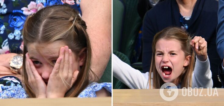 While Louis was relaxing at home: Princess Charlotte made the web laugh with her emotional facial expressions at Wimbledon 2023. Photo