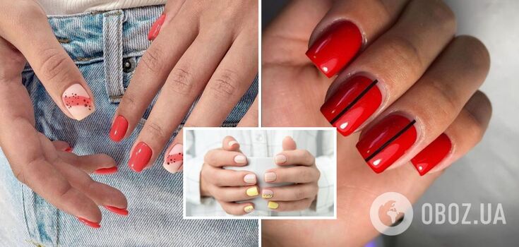 "Młodzieńcze" dłonie i nadanie obrazowi szczególnego uroku: trzy najlepsze pomysły na manicure dla krótkich paznokci. Zdjęcie