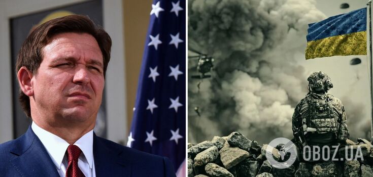 "Musi być pokój, który nie nagradza agresji": Desantis wyraził swoje stanowisko w sprawie zakończenia wojny na Ukrainie