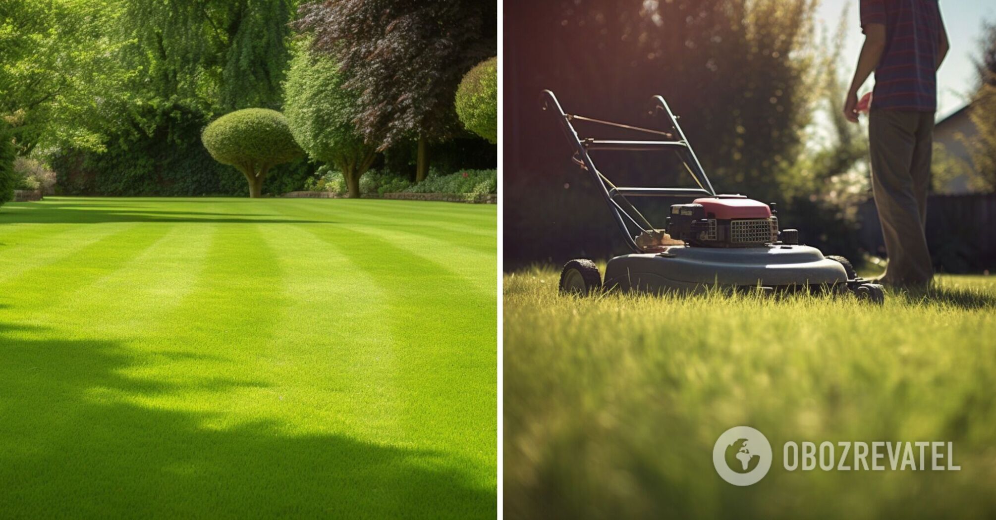 The grass will be as in the picture: how often should you mow the lawn