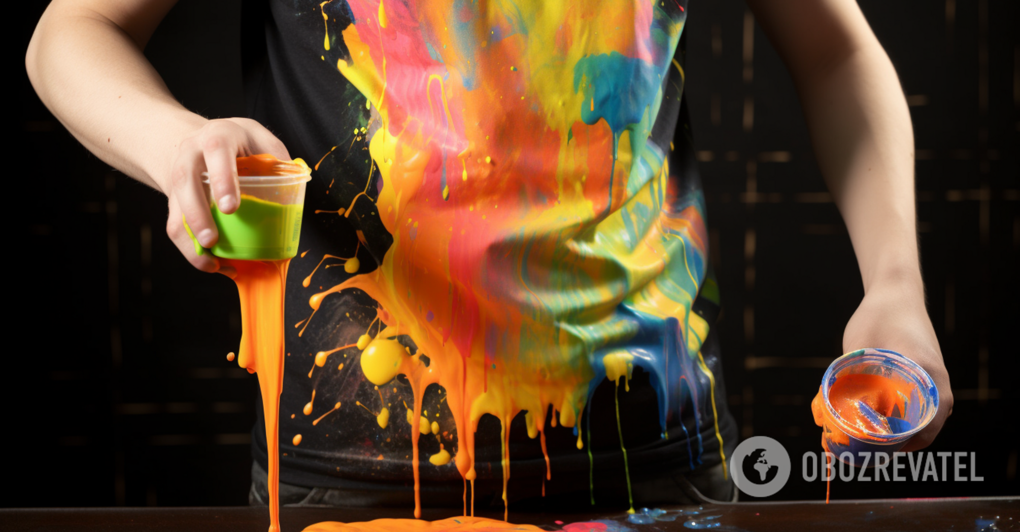 Don't throw it away! How to remove paint stains on clothes