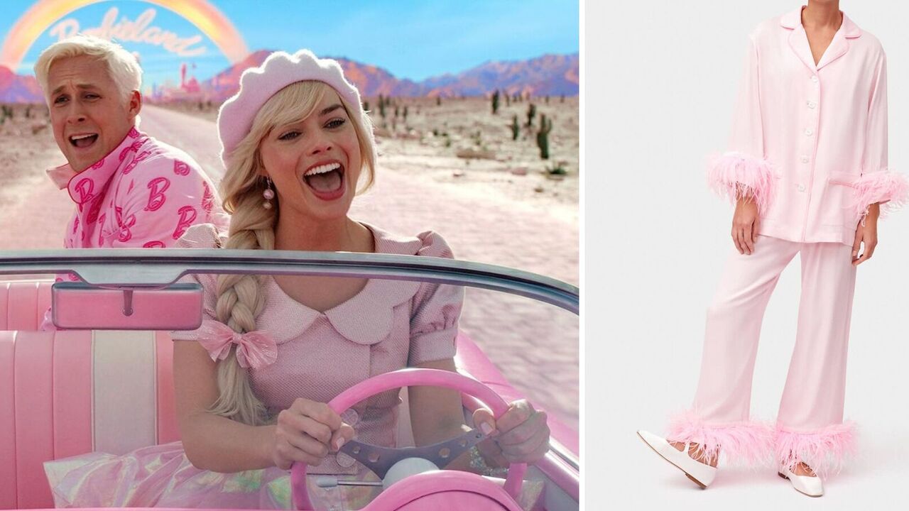 W filmie "Barbie" jedna z "lalek" pojawiła się w piżamie ukraińskiej marki. Zdjęcie