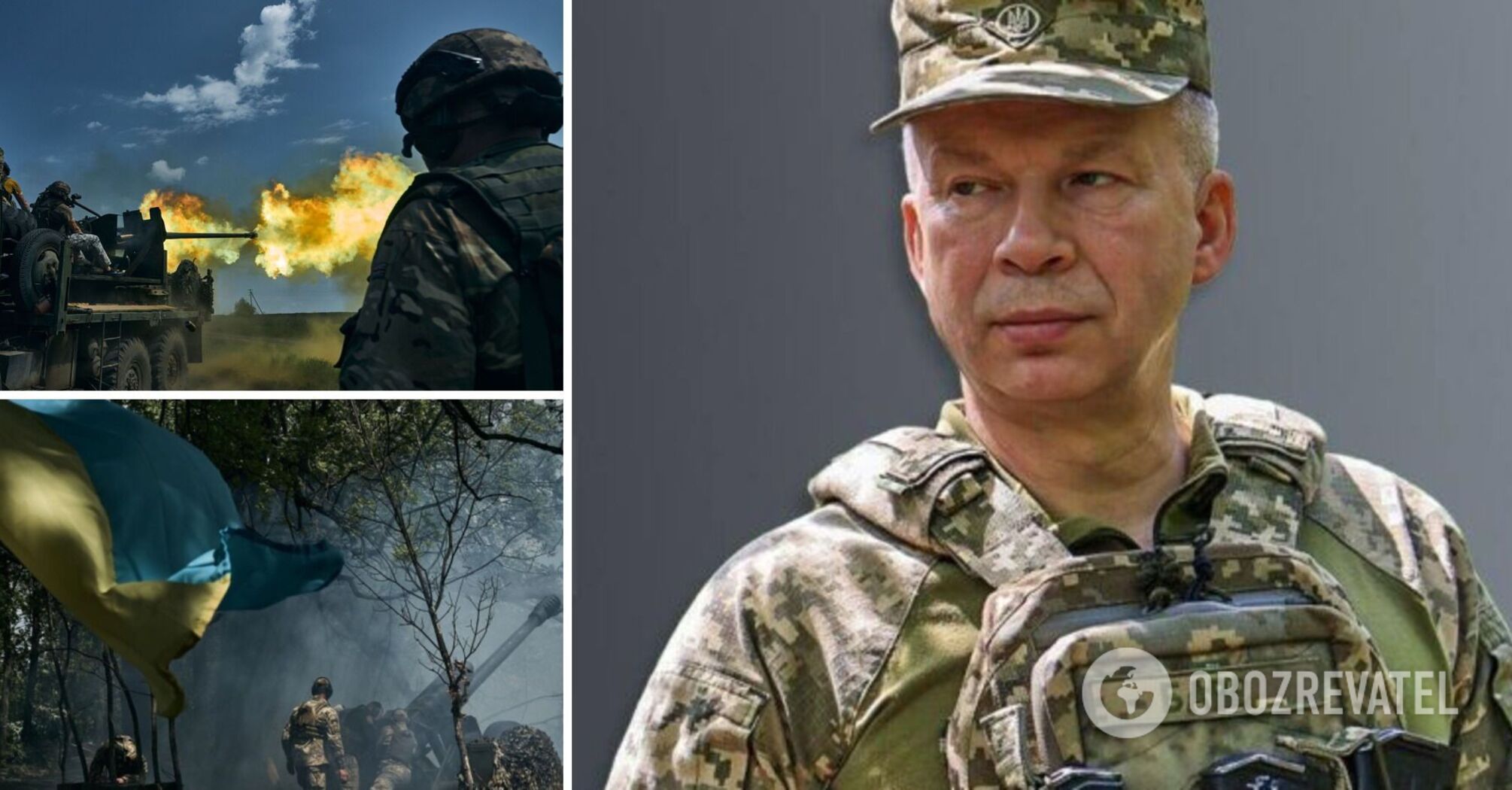 "Every day we advance up to a kilometre." Syrskyi talks about the pace of the Ukrainian Armed Forces counter-offensive and the main challenges. Map