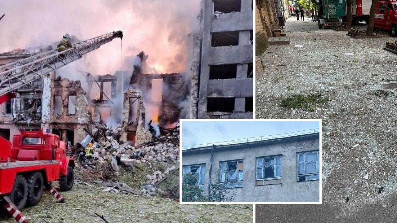 Occupants attacked southern Ukraine at night: destruction in Odesa and a residential building in Mykolaiv. Photos
