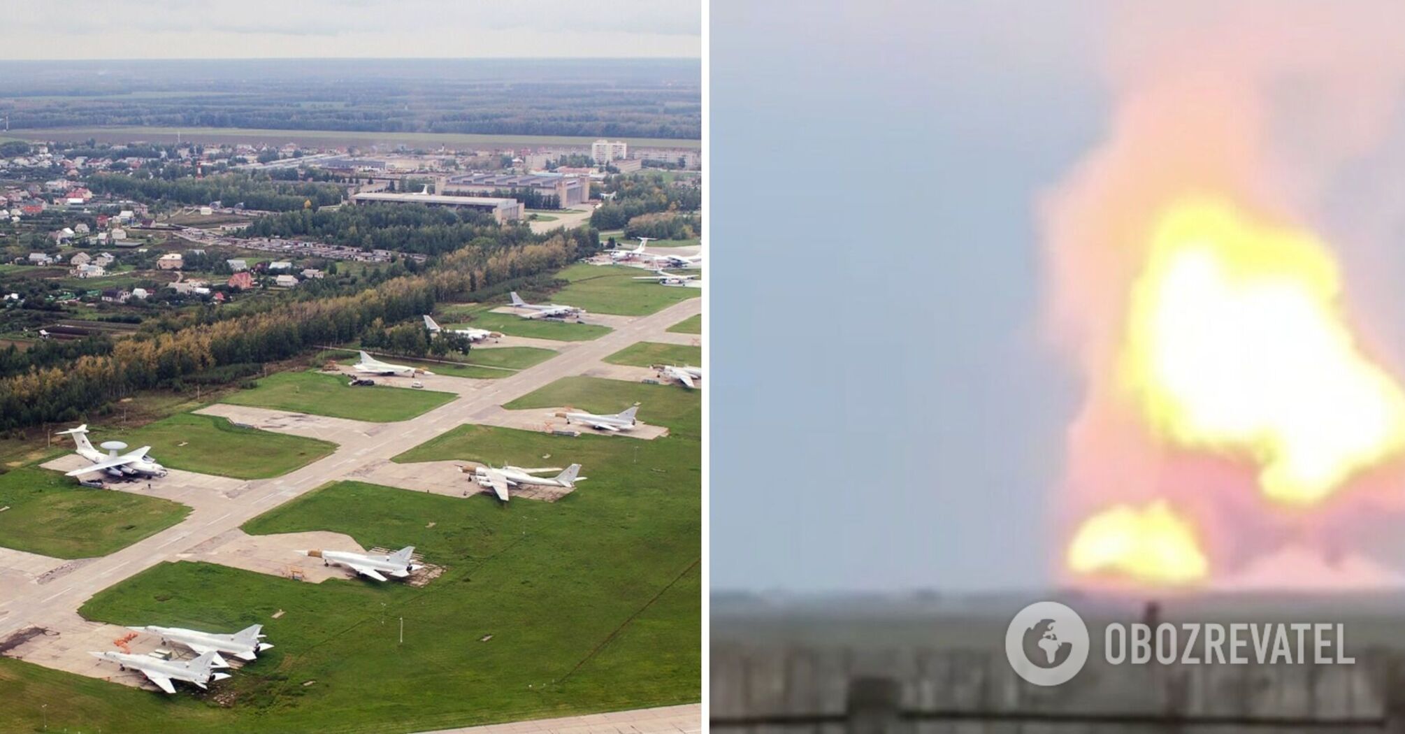 The occupiers claimed a drone attack on an airfield in Crimea and an airbase in Ryazan: a crater appeared as a result of the explosion